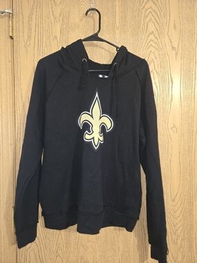 NFL Black New Orleans Saints Women's Hoodie